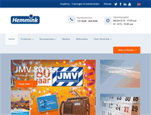 Tablet Screenshot of hemmink.nl
